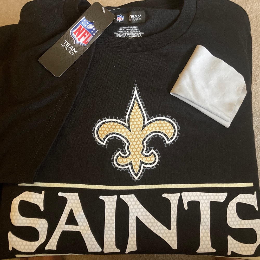NFL Saints Classic Black and Gold T-shirt
